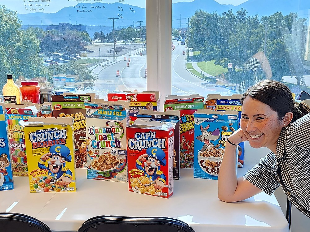 Cereal day in the office