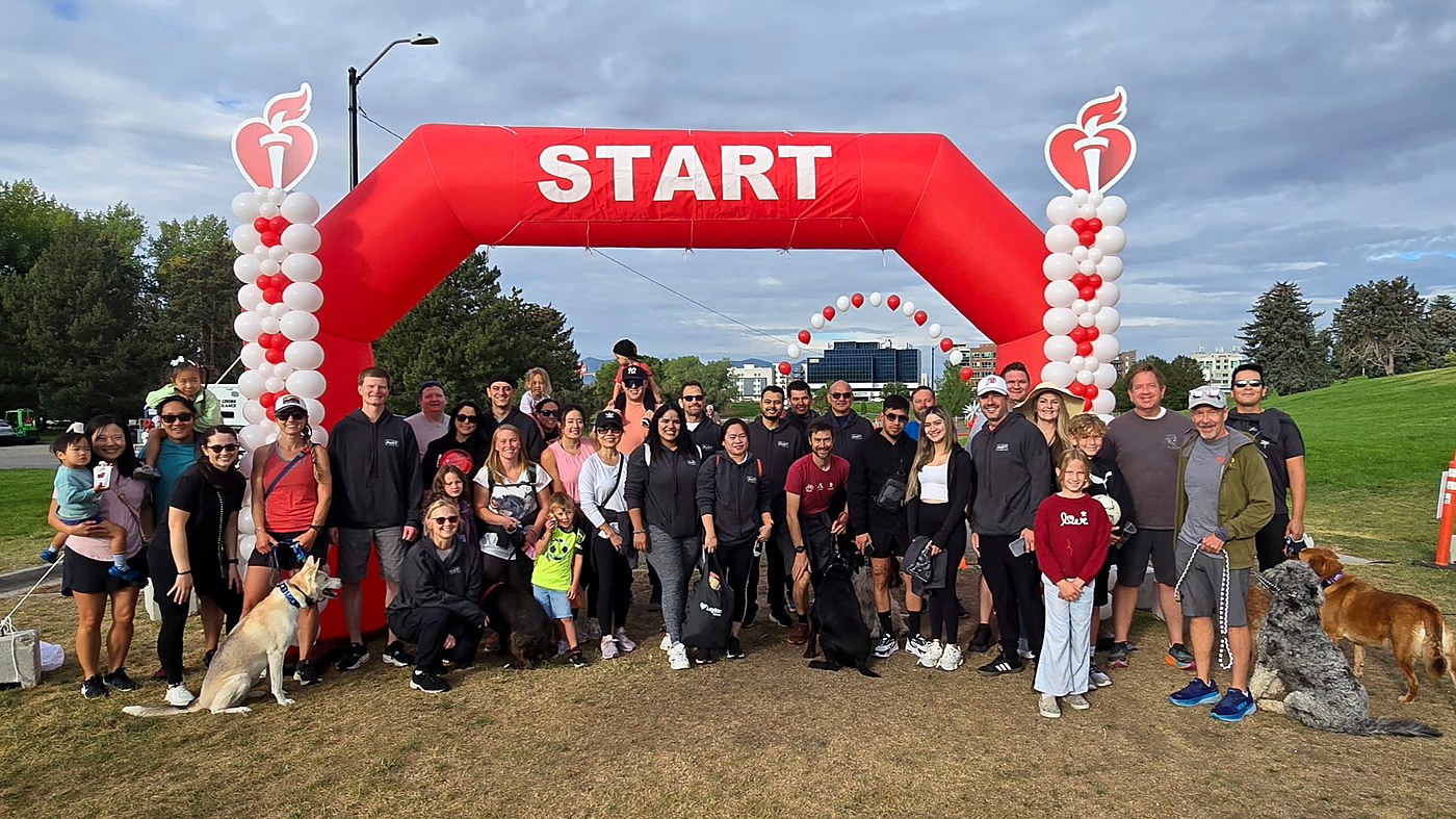 Team at the Heart Walk
